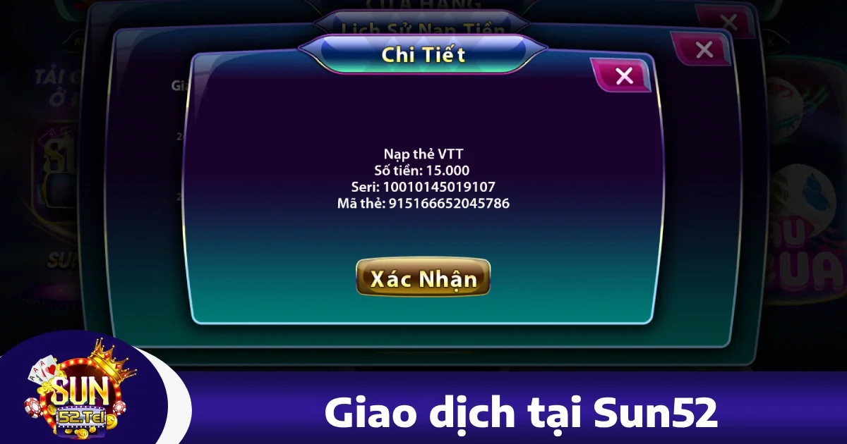 Sun52 33 Giao Dịch Tại sun52 – Đơn Giản, An Toàn, Nhanh Chóng